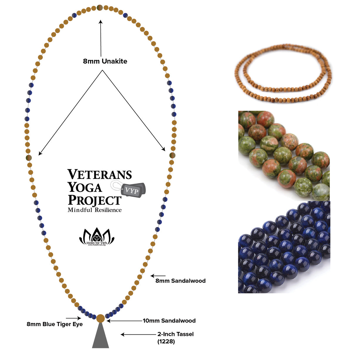 Veterans Yoga Project Mala